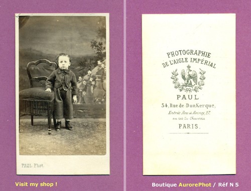 Cdv paul paris - à, :