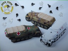  SOLIDO VEREM  HANOMAG SDKFZ 250/251 LOT DE (10)  PHARES PLASTIQUE INJECTE 