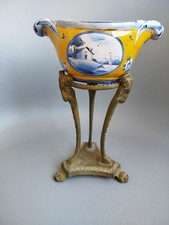 Encrier Alfred Renoleau Faïence Angoulême 