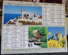 Calendrier des postes 2021