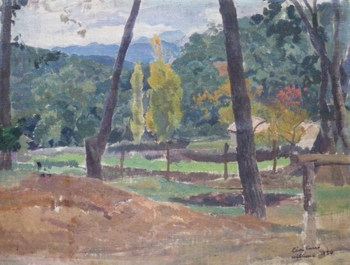Léon carré huile sur - léon, tissu