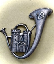 insigne du 19ème Bataillon des Chasseurs à Pied de VERDUN (WW1)