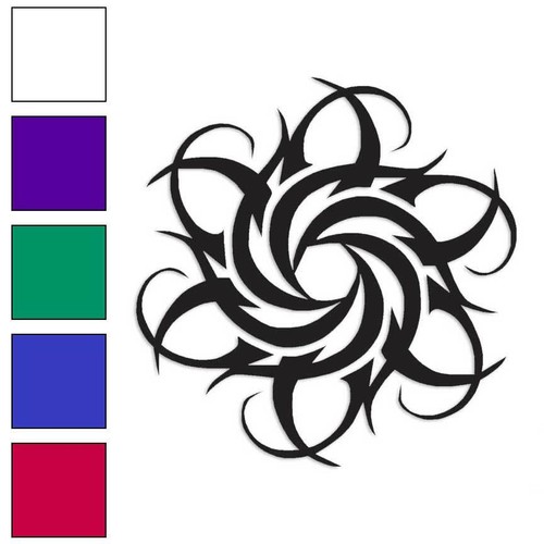 Art vine flower tribal - art, vinyl