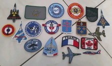 LOT DE  19  PATCHS ARMÉE DE L'AIR  INSIGNE  PATROUILLE  MIRAGE 2000 ...