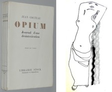 Jean COCTEAU Opium 1930 EO grand papier ill de l’Auteur