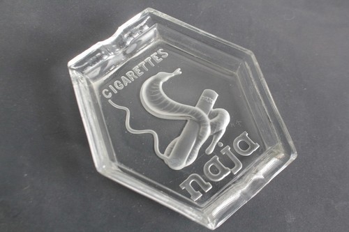 Cendrier publicitaire verre