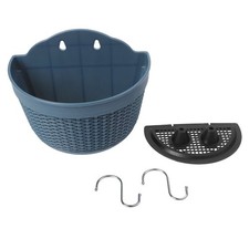 Pot de fleurs semi-circulaire