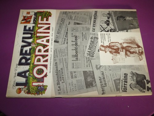 Revue lorraine populaire - revue,