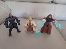 Lot de 3 figurines Star Wars Hero Mashers 2015 Yoda/Palpatine tres bon etat