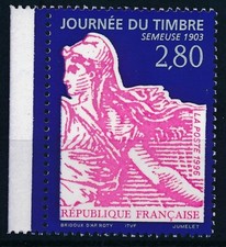 Timbre France   2991** 2.8F DU CARNET JOURNEE DU TIMBRE 1996