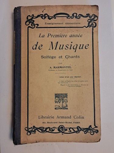 Première année musique - année, de