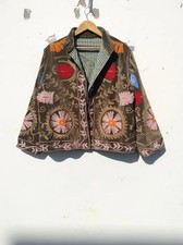 Indien Vert Foncé Suzani