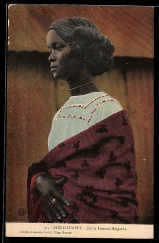 Cpa diego suarez - diego, femme