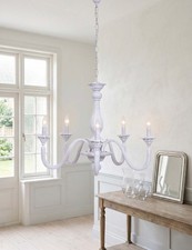 Lustre Classique en Bois Gris