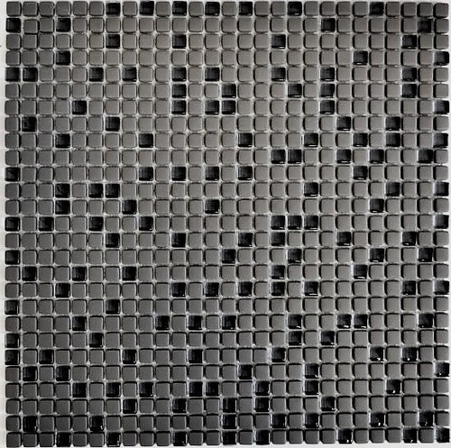 Mosaïque gris marron - mosaïque, en