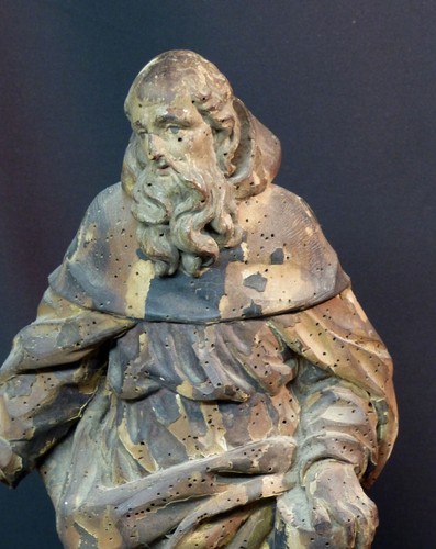 18èm rare statuette saint - c,