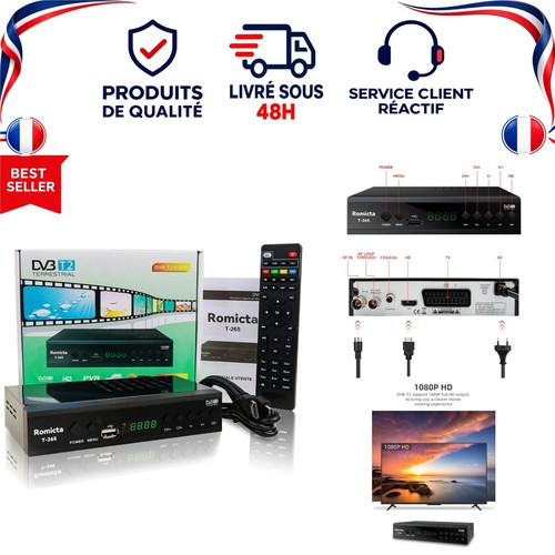 Décodeur tnt dvb c - tnt, hd