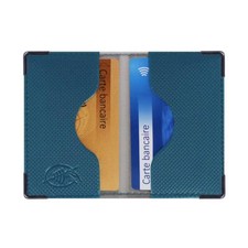 ® Etui 2 Cartes bancaires blindé Anti-RFID - Fabrication française - Protecti...