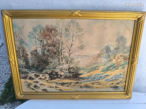 Tableau peinture aquarelle - tableau,