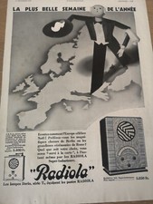 Publicité Ad de 1932 Radio transistor Radiola lampes Dario/gaine Modula - 3028