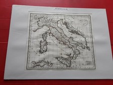Carte Ancienne De L' ITALIE