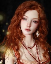 Limited Natural Curly Hair Ginger Red (7-8") Amadiz Wig