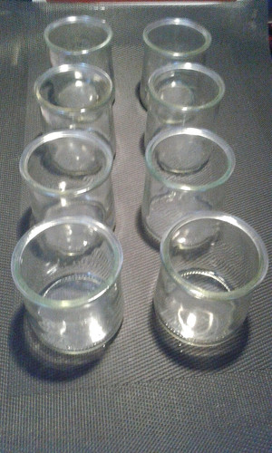 Pot yaourt verre vintage - de,