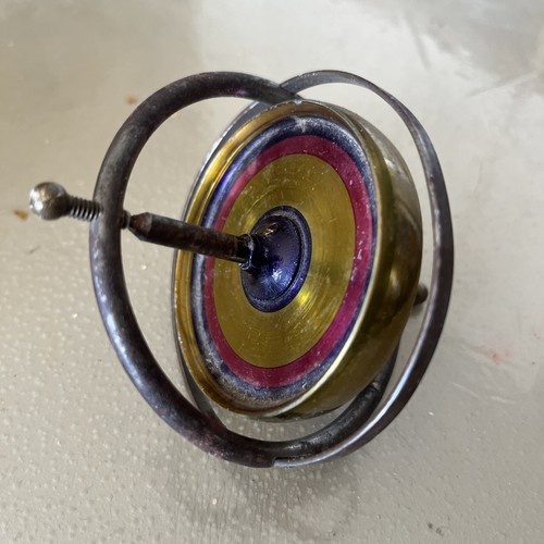 Toupie gyroscope jouet ancien - toupie,