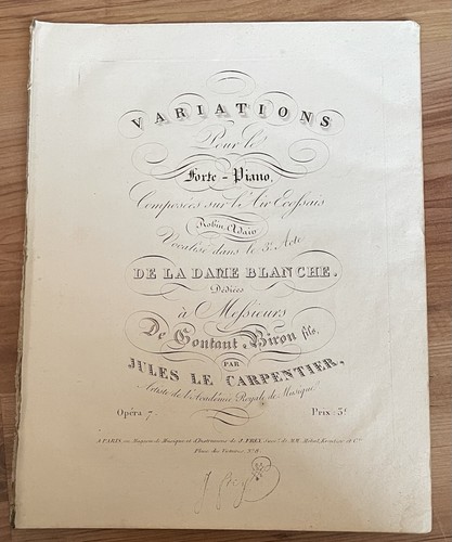 Carpentier jules variations - le,