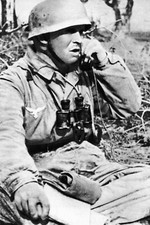 WW2 - Parachutiste allemand en Afrique du nord 