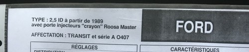 Fiche technique a - technique, (rta)