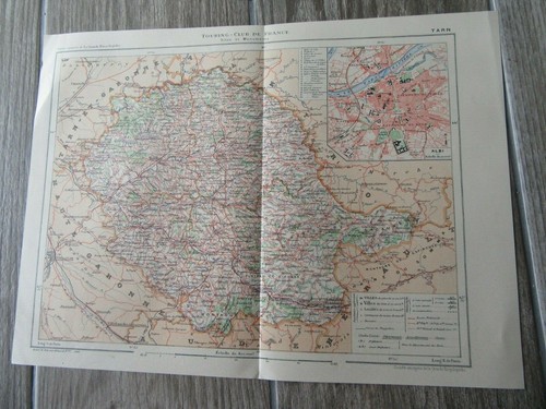 Carte couleurs tarn - carte,