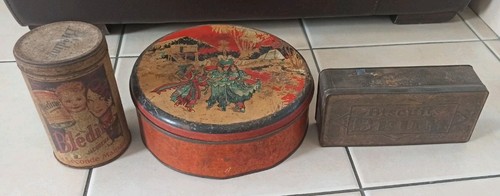Anciennes boîtes tôle - 3,
