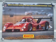 Affiche Imsa Exxon World Sports Car 1996 Ferrari 333sp Mk lll Oldsmobile 