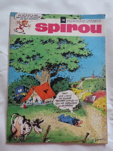 Spirou 1698 cover franquin - n°,