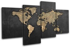 World Atlas Antique Vintage