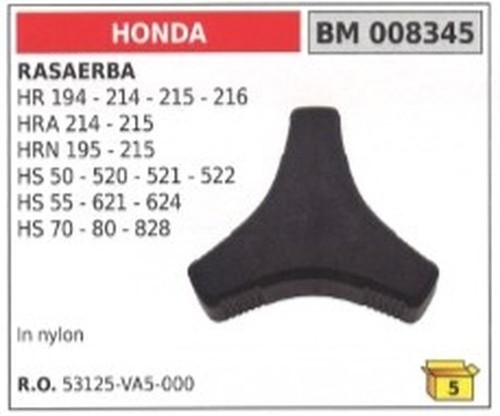 Bouton poignée nylon honda - bouton,