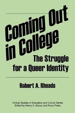 Robert Rhoads Coming out in College (Poche)