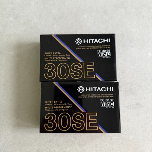 Cassette hitachi vhs c vhsc - hitachi,