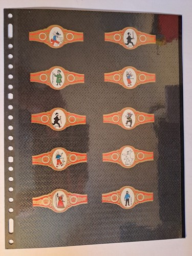 Tintin serie complete bagues - tintin,