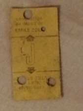 Ancien ticket Métro bus Métropolitain train ?