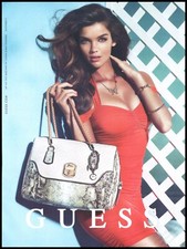 Guess Magazine Print Ad Women Fashion Bag 2013-1pg