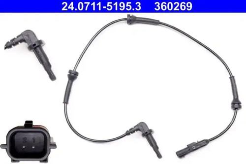 Capteur vitesse roue abs - vitesse, de
