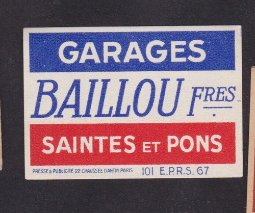 Ancienne étiquette allumettes - étiquette,