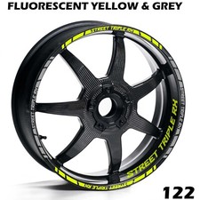 Triumph Street Triple Rx Jante Rayures Bande Stickers Complet Vélo Kit