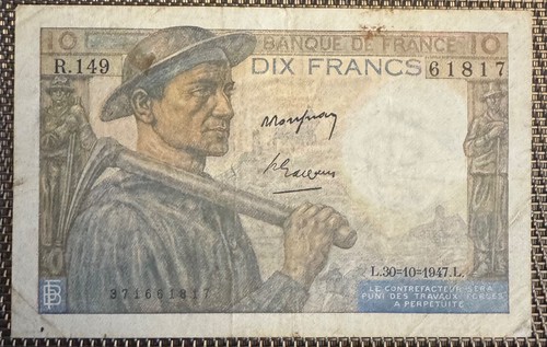 France billet 10 francs - billet,