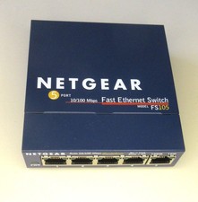 Netgear Fast Ethernet switch FS 105 + alimentation