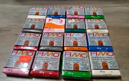 Fimo polymer clay assorted - 16,