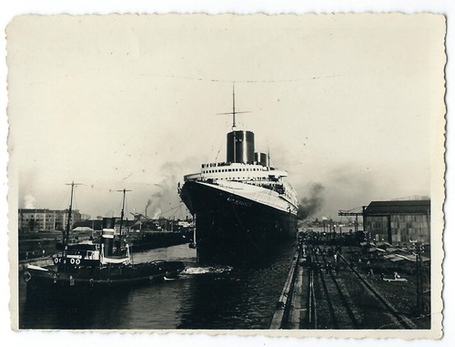 Photo anonyme 1935 paquebot - photo,