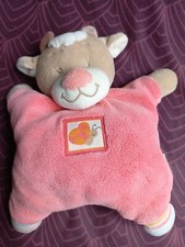peluche doudou VACHE semi plat